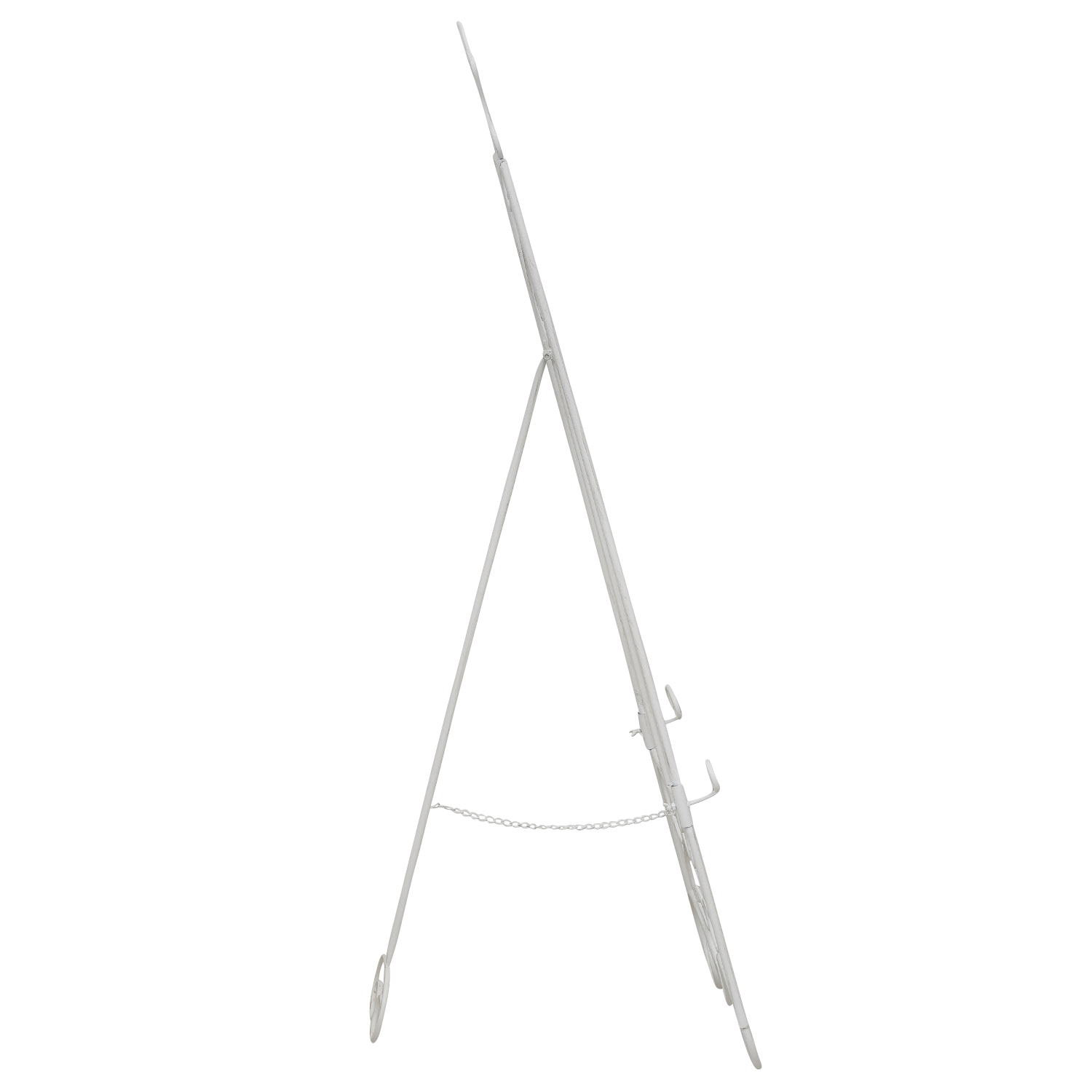 Staffelei Bildhalter Bilderständer Aufsteller Nostalgie Eisen Antik-Stil weiss