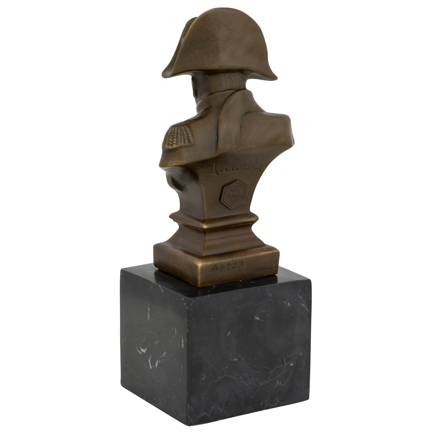 Bronzeskulptur Büste Kaiser Napoleon Antik-Stil Bronze Figur Statue 20cm