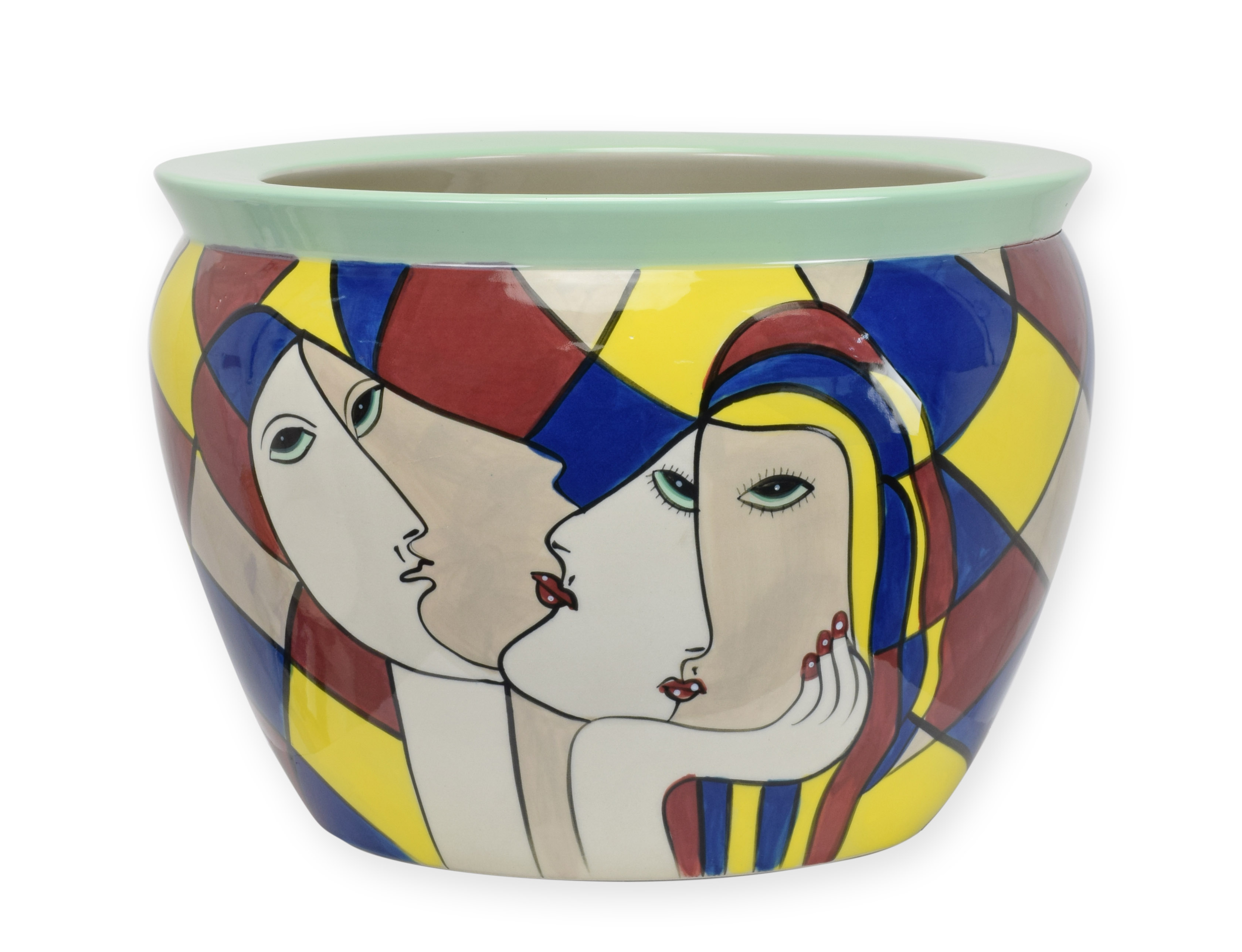 Töpferei, Krug, Topf, Vase, Gesicht