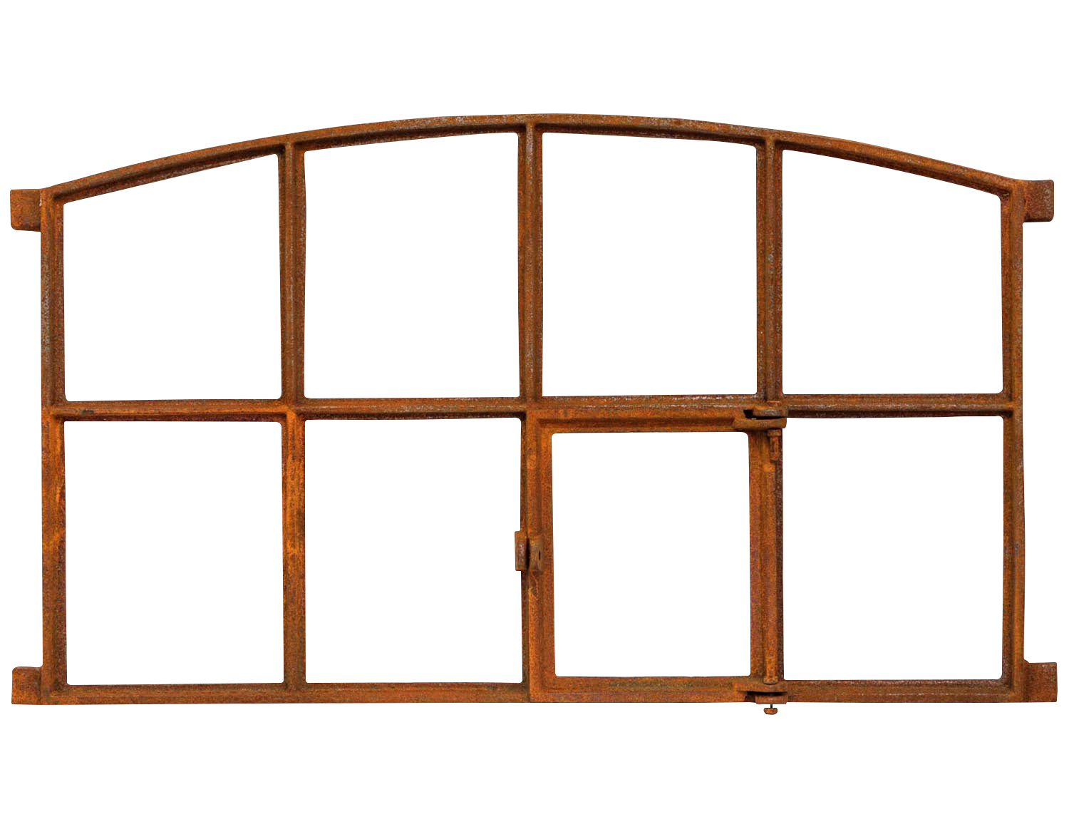 Fenster zum Öffnen Rost Stallfenster Eisenfenster Eisen 74cm Antik-Stil (e)