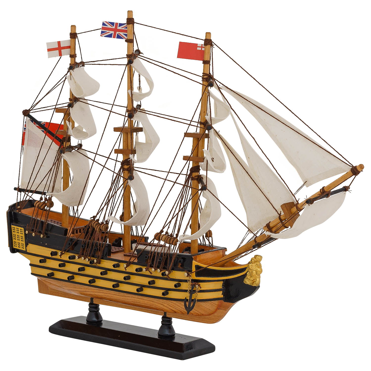 Modellschiff HMS Victory Schiff Segelschiff Maritim Deko Antik-Stil kein Bausatz