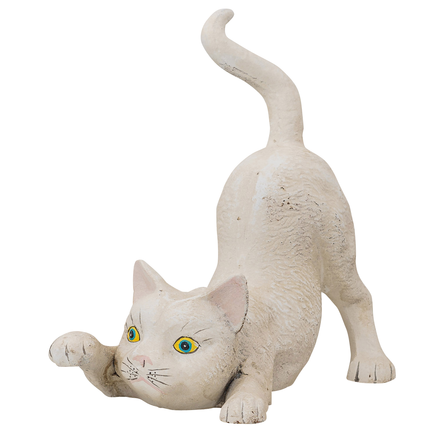 Türstopper Katze Figur Skulptur Eisen 23cm Antik-Stil