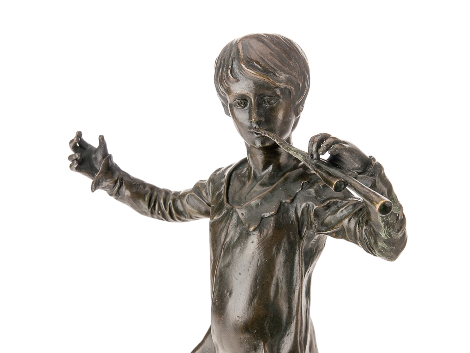 Bronzeskulptur Peter Pan nach George Frampton Bronze Skulptur Figur Replika