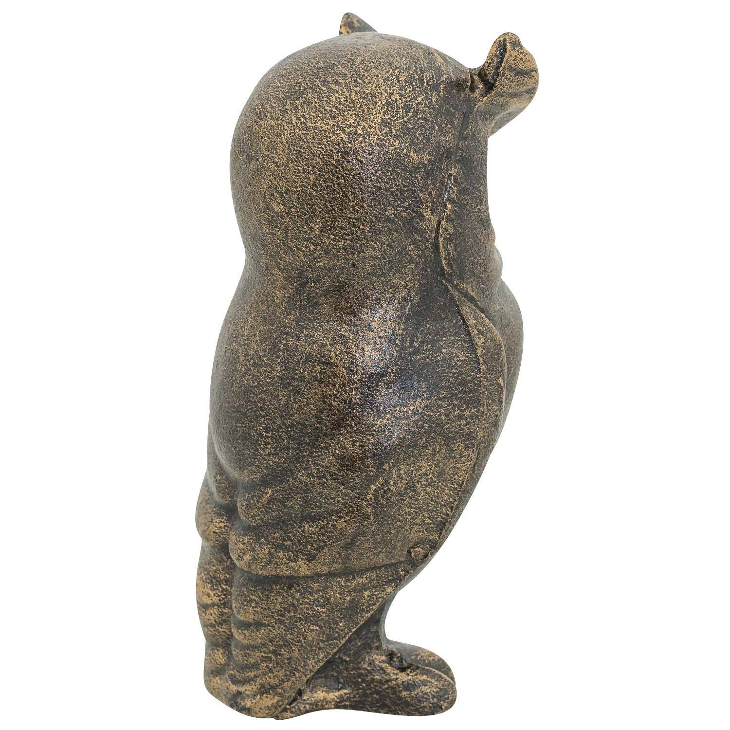 Figur Eule Kauz Uhu Vogel Skulptur Eisen Dekoration Antik-Stil 16cm