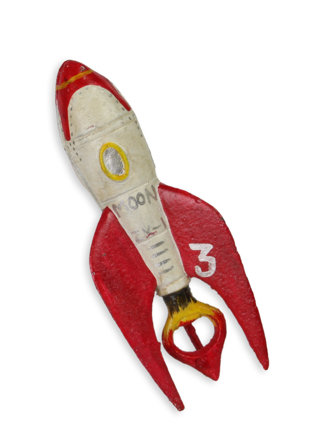 Ein Raketenflaschenöffner aus Gusseisen Replikat Retro Design Dekoration