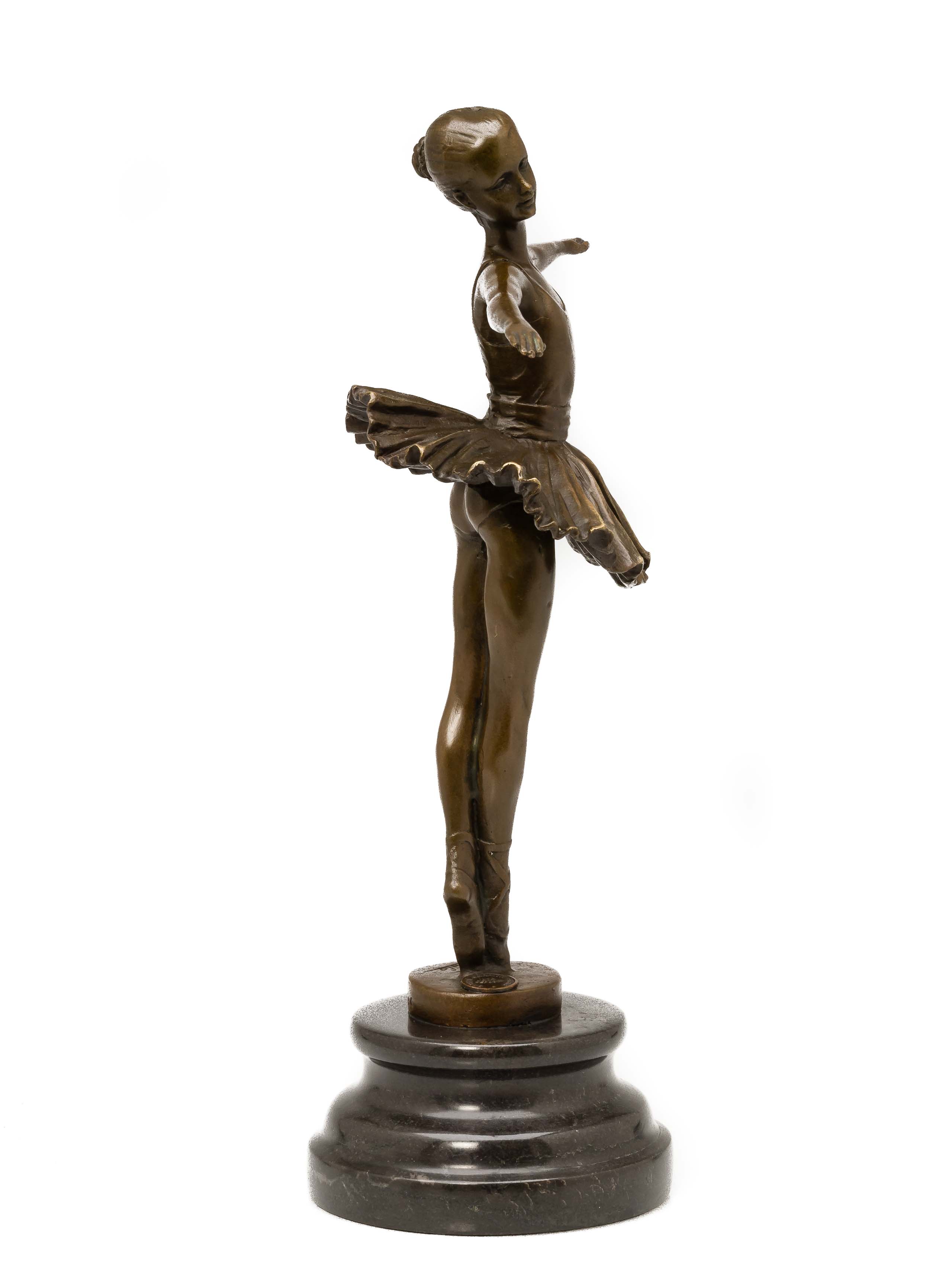 Bronzeskulptur Tänzerin Ballerina Bronzefigur Bronze Skulptur Ballett sculpture