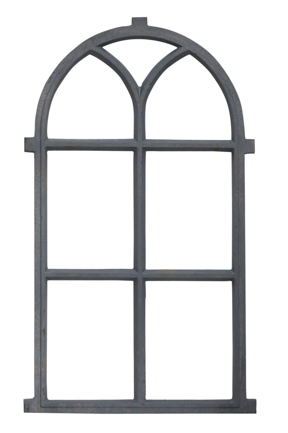 Stallfenster Fenster Scheunenfenster Eisen grau 54 x 98cm Antik-Stil