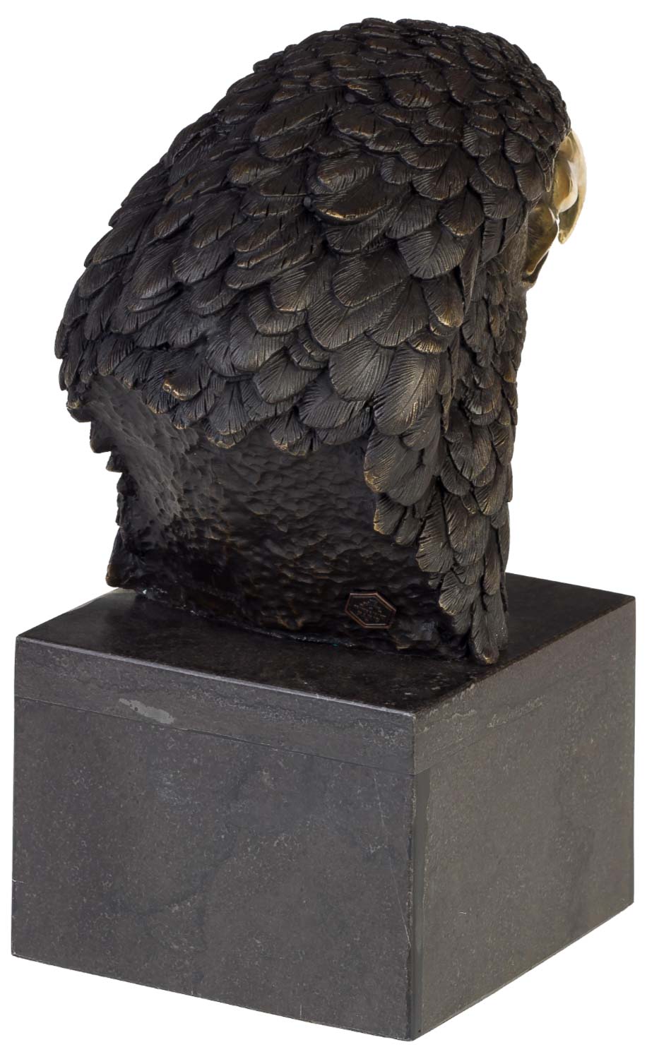 Bronzeskulptur Adler Büste Bronze Figur Statue im Antik-Stil 28cm