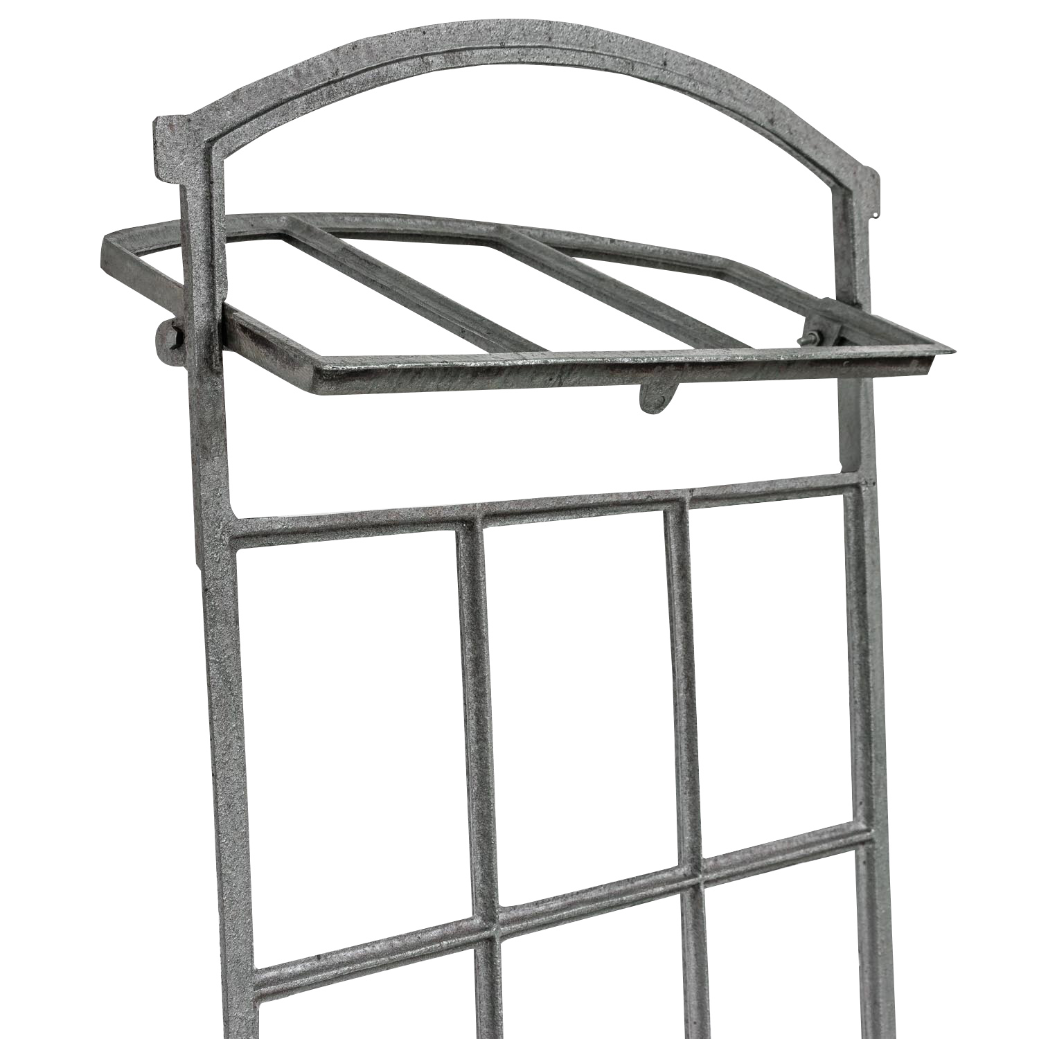 Fenster zum Öffnen grau Stallfenster Eisenfenster Eisen 71cm Antik-Stil (b2)