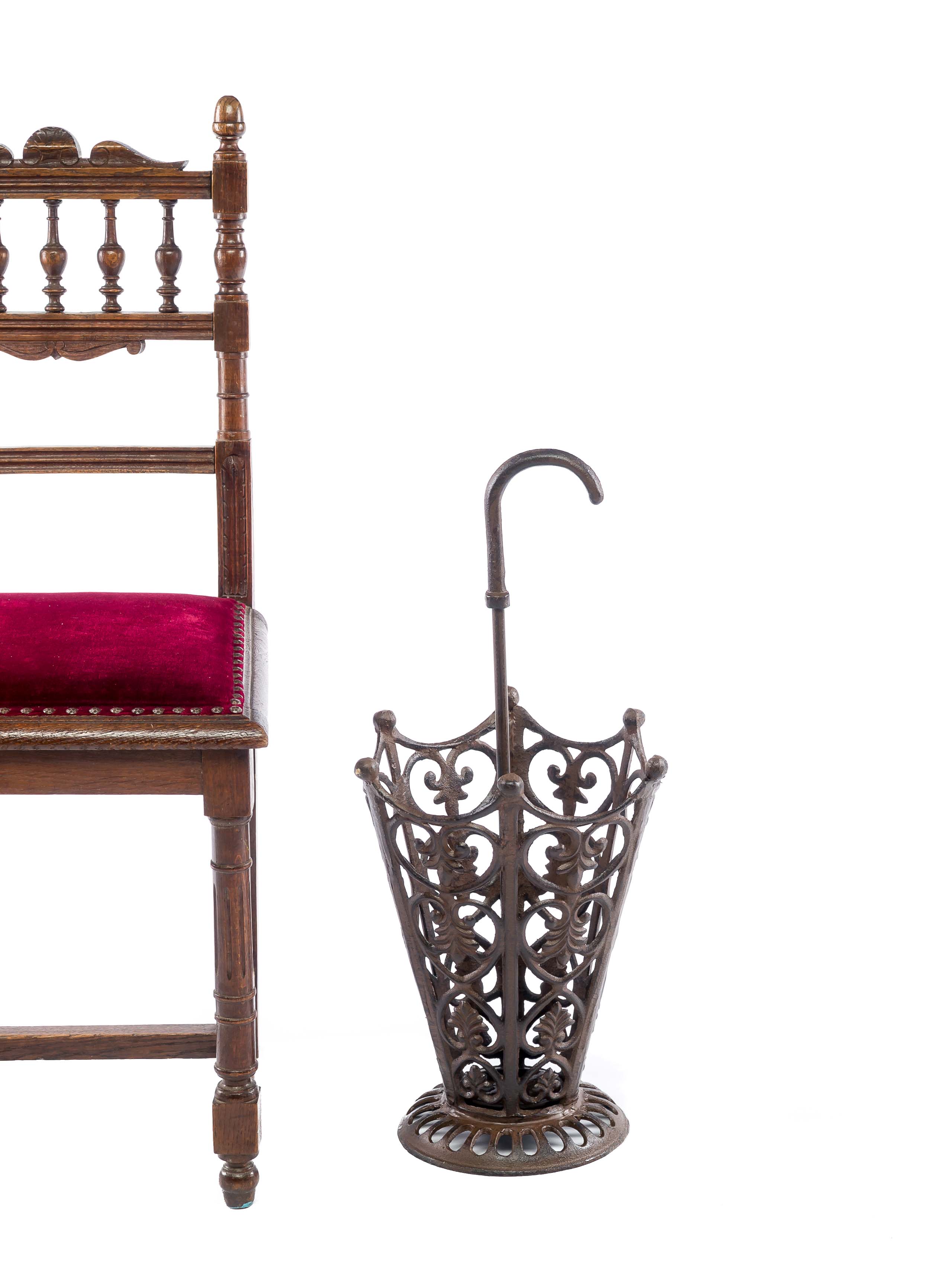 Nostalgie Schirmständer Eisen umbrella Regenschirm Schirmhalter 65cm Antikstil