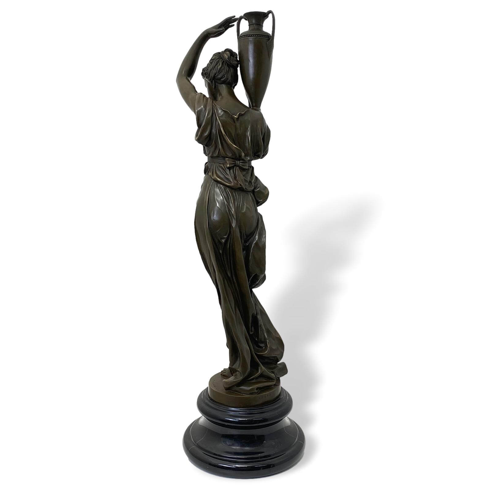 Bronzeskulptur Hebe Antik-Stil Bronze Figur nach Carrier-Belleuse Replik Kopie