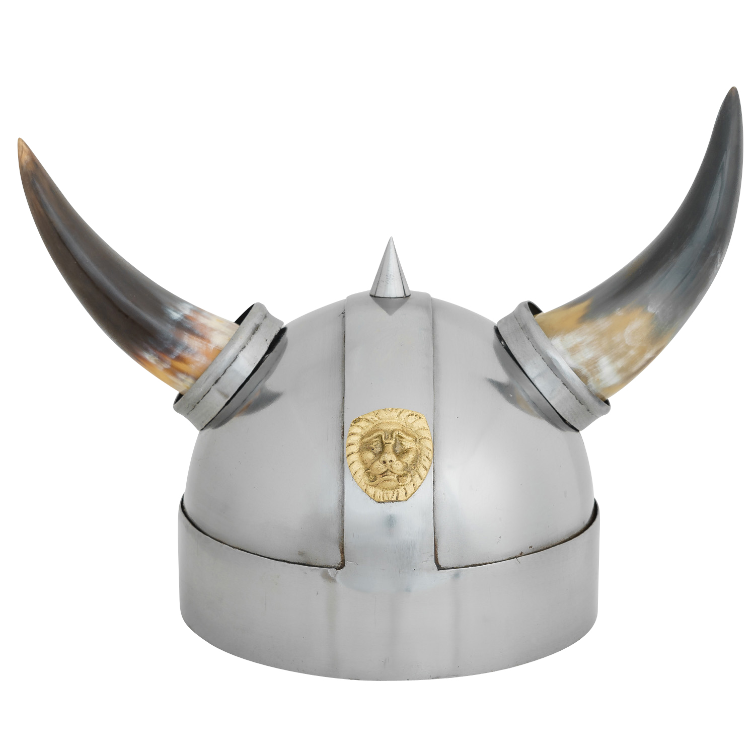 Wikingerhelm Krieger Rüstung Helm LARP Dekoration Metall 34cm Antik-Stil